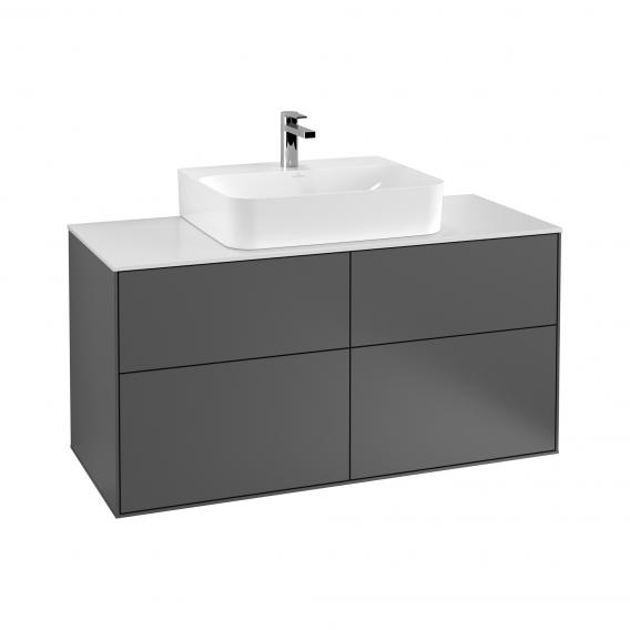Villeroy & Boch Finion vanity unit with 4 pull-out compartments for countertop basins