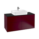 Villeroy & Boch Finion vanity unit with 4 pull-out compartments for countertop basins