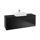 Villeroy & Boch Finion vanity unit with 4 pull-out compartments for countertop basins