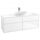 Villeroy & Boch Finion vanity unit for countertop washbasin with 4 pull-out compartments