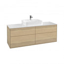 Villeroy & Boch Finion vanity unit with 4 pull-out compartments for countertop basins