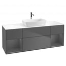 Villeroy & Boch Finion vanity unit for countertop washbasin with 4 pull-out compartments, rack element left & right