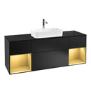 Villeroy & Boch Finion vanity unit for countertop basin with 4 pull-out compartments, rack element left & right