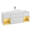 Villeroy & Boch Finion vanity unit for countertop basin with 4 pull-out compartments, rack element left & right