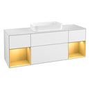 Villeroy & Boch Finion vanity unit for countertop basin with 4 pull-out compartments, rack element left & right