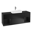 Villeroy & Boch Finion vanity unit for countertop basin with 4 pull-out compartments, rack element left & right