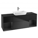 Villeroy & Boch Finion vanity unit for countertop washbasin with 4 pull-out compartments, rack element left & right