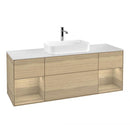 Villeroy & Boch Finion vanity unit for countertop basin with 4 pull-out compartments, rack element left & right