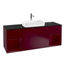 Villeroy & Boch Finion vanity unit for countertop basin with 4 pull-out compartments, rack element left & right