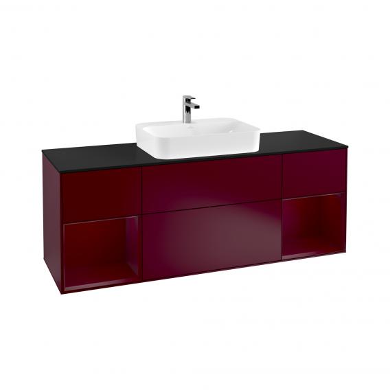 Villeroy & Boch Finion vanity unit with 4 pull-out compartments for countertop basins, rack element left & right
