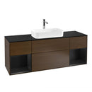 Villeroy & Boch Finion vanity unit for countertop basin with 4 pull-out compartments, rack element left & right