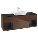 Villeroy & Boch Finion vanity unit for countertop washbasin with 4 pull-out compartments, rack element left & right