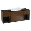 Villeroy & Boch Finion vanity unit for countertop basin with 4 pull-out compartments, rack element left & right