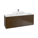 Villeroy & Boch Finion vanity unit with 4 pull-out compartments for countertop basins