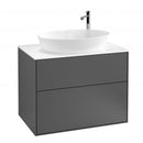 Villeroy &amp; Boch Finion 梳妝台，適用於檯面洗臉盆，附 2 個拉出式隔層