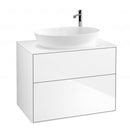 Villeroy &amp; Boch Finion 梳妝台，適用於檯面洗臉盆，附 2 個拉出式隔層