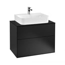 Villeroy & Boch Finion vanity unit with 2 pull-out compartments for countertop basins