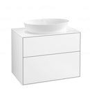 Villeroy &amp; Boch Finion 梳妝台，適用於檯面洗臉盆，附 2 個拉出式隔層