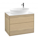 Villeroy &amp; Boch Finion 梳妝台，適用於檯面洗臉盆，附 2 個拉出式隔層