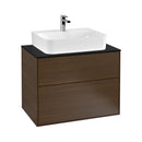 Villeroy & Boch Finion vanity unit with 2 pull-out compartments for countertop basins