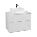 Villeroy &amp; Boch Finion 洗手盆盥洗台附 2 個拉出式隔層