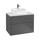 Villeroy &amp; Boch Finion 洗手盆盥洗台附 2 個拉出式隔層