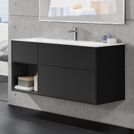 Villeroy & Boch Finion vanity unit with 3 pull-out compartments, rack element
