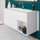 Villeroy & Boch Finion vanity unit with 3 pull-out compartments, rack element