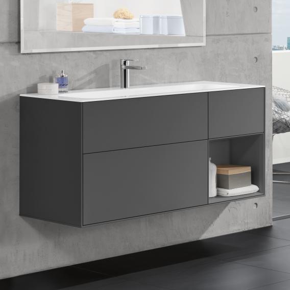 Villeroy & Boch Finion vanity unit with 3 pull-out compartments, rack element