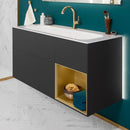 Villeroy & Boch Finion vanity unit with 3 pull-out compartments, rack element