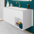 Villeroy & Boch Finion vanity unit with 3 pull-out compartments, rack element