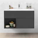 Villeroy & Boch Finion vanity unit with 2 pull-out compartments, rack element left