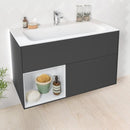 Villeroy & Boch Finion vanity unit with 2 pull-out compartments, rack element left