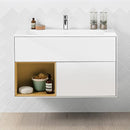 Villeroy & Boch Finion vanity unit with 2 pull-out compartments, rack element left