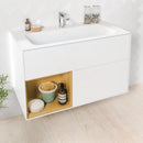 Villeroy & Boch Finion vanity unit with 2 pull-out compartments, rack element left