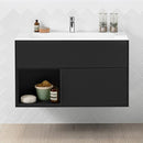 Villeroy & Boch Finion vanity unit with 2 pull-out compartments, rack element left