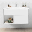 Villeroy & Boch Finion vanity unit with 2 pull-out compartments, rack element left