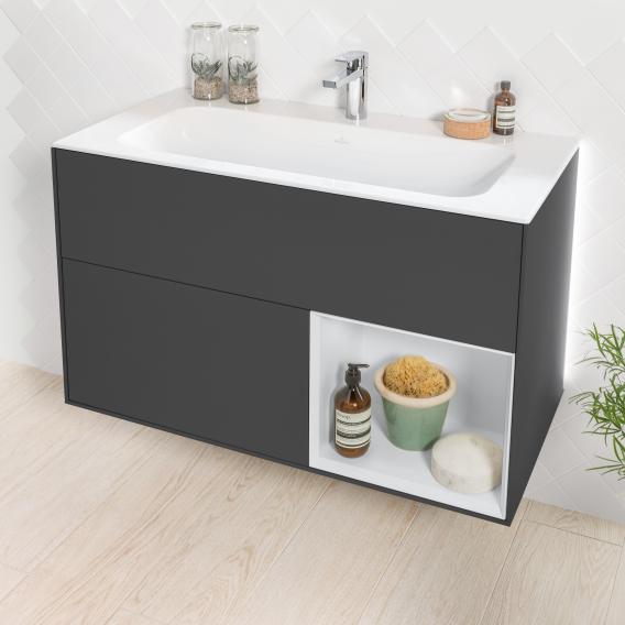 Villeroy & Boch Finion vanity unit with 2 pull-out compartments, rack element right