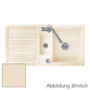 Villeroy & Boch Flavia 60 kitchen sink with half bowl and drainer, reversible