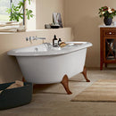 Villeroy & Boch Hommage Duo freestanding oval bath white