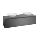 Villeroy & Boch Legato vanity unit for 2 countertop washbasins with 2 pull-out compartments