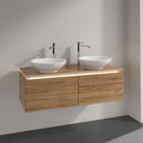 Villeroy & Boch Legato vanity unit for 2 countertop washbasins with 2 pull-out compartments