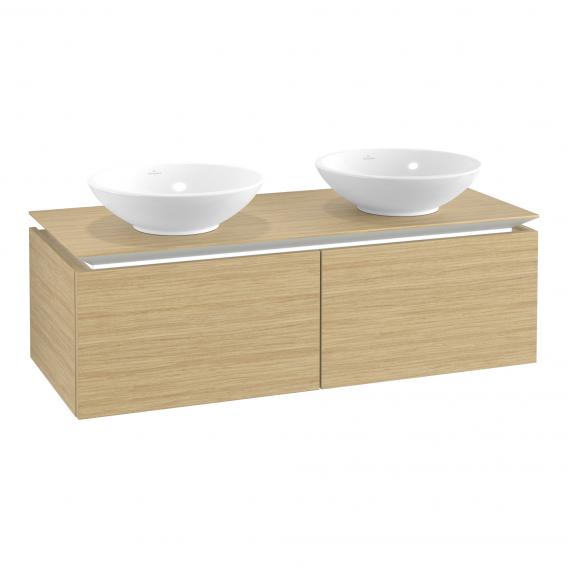 Villeroy & Boch Legato vanity unit for 2 countertop washbasins with 2 pull-out compartments