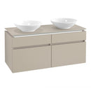 Villeroy & Boch Legato vanity unit for 2 countertop washbasins with 4 pull-out compartments
