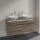 Villeroy & Boch Legato vanity unit for 2 countertop washbasins with 4 pull-out compartments