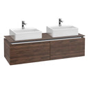Villeroy & Boch Legato vanity unit for 2 countertop washbasins with 2 pull-out compartments