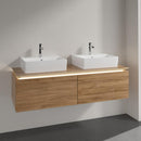 Villeroy & Boch Legato vanity unit for 2 countertop washbasins with 2 pull-out compartments