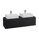 Villeroy & Boch Legato vanity unit for 2 countertop washbasins with 2 pull-out compartments