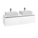 Villeroy & Boch Legato vanity unit for 2 countertop washbasins with 2 pull-out compartments