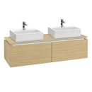 Villeroy & Boch Legato vanity unit for 2 countertop washbasins with 2 pull-out compartments